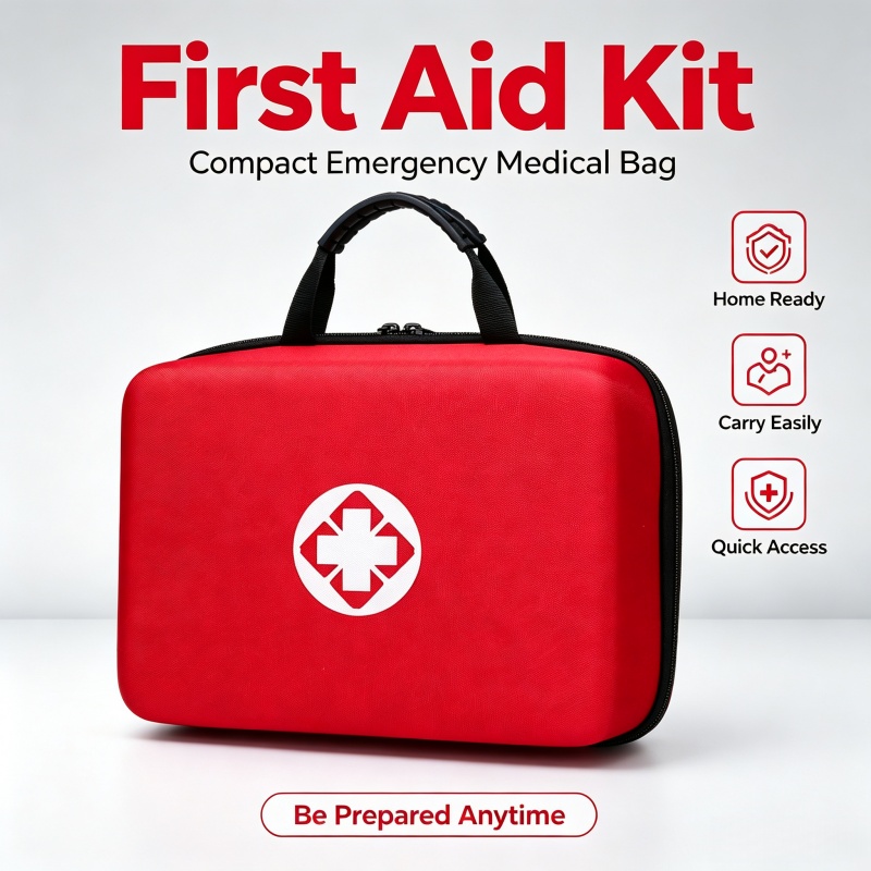 First Aid Kit - Portable Hard Shell First Aid Kit,