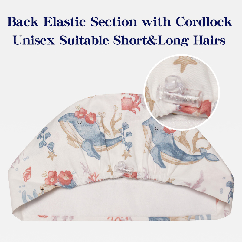 Whale Pattern Scrub Cap Short  - огляд і ціна Surgical Mask