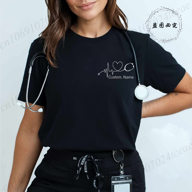 Custom Name Nurse Shirt Stetho - огляд і ціна Stethoscope