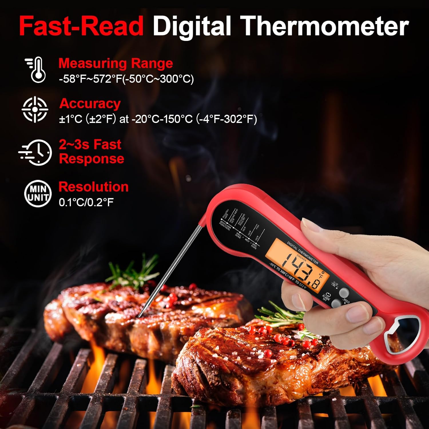 Professional Digital Meat Ther - огляд і ціна Thermometer Digital