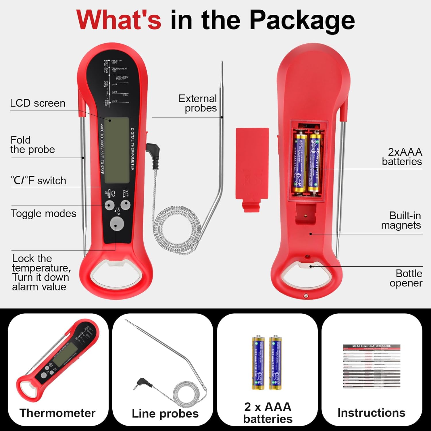 Professional Digital Meat Ther - огляд і ціна Thermometer Digital