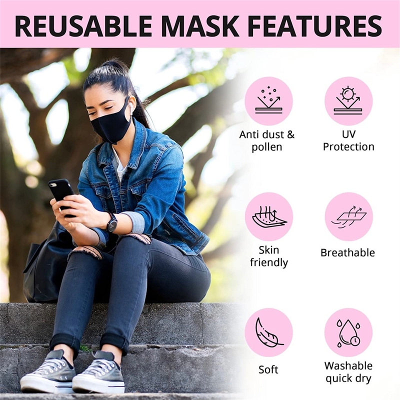 5/10PCS Fashion Solid Earloop  - огляд і ціна Surgical Mask