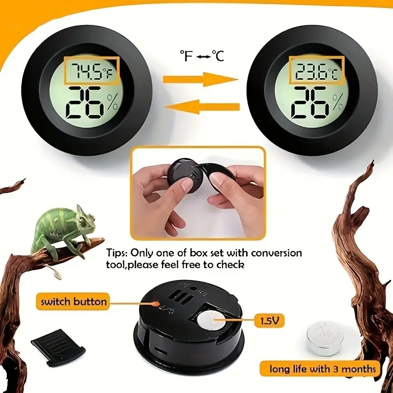 ℉/℃ Mini LCD Digital Thermomet - огляд і ціна Thermometer Digital