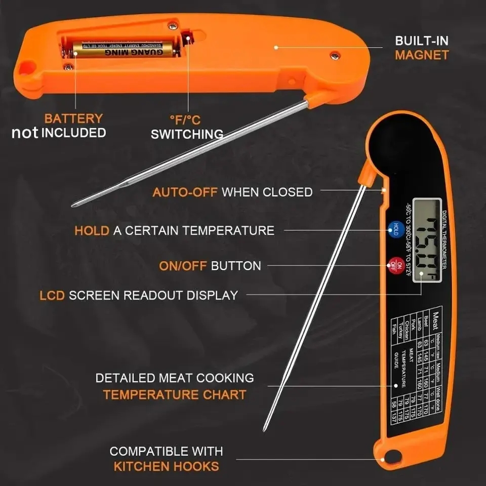 Waterproof Digital Kitchen Foo - огляд і ціна Thermometer Digital