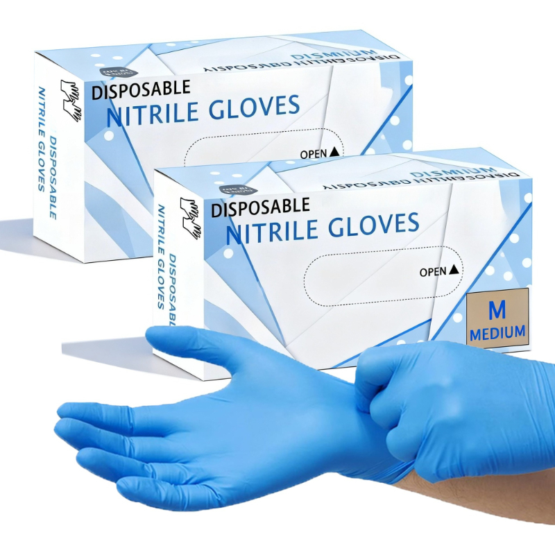 10-100PCS Blue Nitrile Gloves  - огляд і ціна Medical Gloves