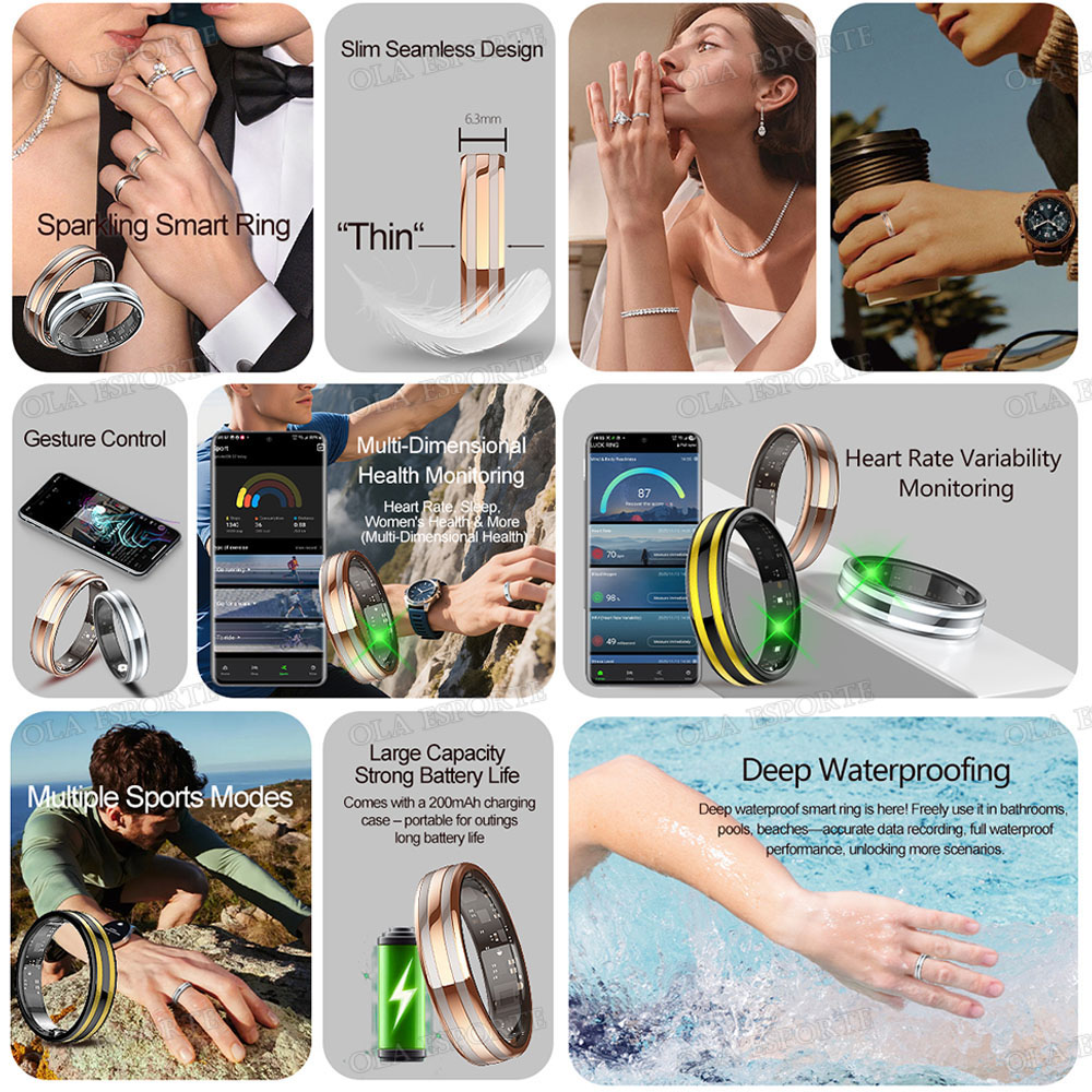 Gesture Sensing Smart Ring Hea - огляд і ціна Blood Pressure Monitor